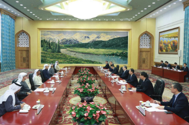 丁薛祥会见阿联酋总统中国事务特使