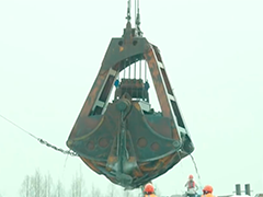 黄浦江随意倾倒建筑垃圾?实为龙华嘴弯整治工程