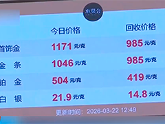 金价下跌引发购金热 水贝"上演"淘金忙