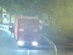 强光遮牌心存侥幸 货车司机肇事逃逸遭行拘