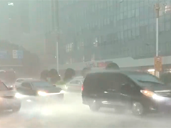 广州突降暴雨 本周雷雨仍频繁