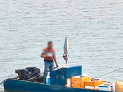 流窜作案难逃"空中之眼"多艘非法电拖船排被查处