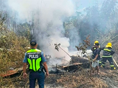 菲律宾一货机坠毁 致两名飞行员死亡