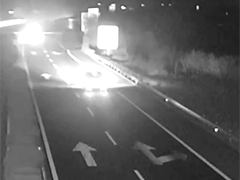 错过高速出口存侥幸 掉头逆行被查处