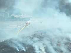 巴西里约奥运公园自行车馆发生大火