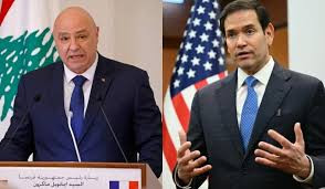 黎巴嫩总统府发表声明 黎巴嫩总统奥恩与美国务卿鲁比奥通话