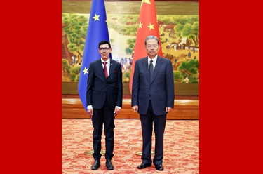 赵乐际会见欧洲议会副议长