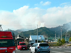 日本多地山火肆虐 政府发布避难指示
