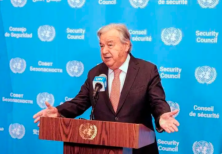 联合国秘书长敦促开放霍尔木兹海峡