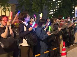 日本民众集会反对"国家情报会议"设置法案