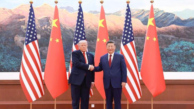 习近平同美国总统特朗普会谈