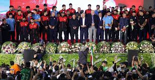 2026年美加墨世界杯临近 伊朗民众为国足壮行