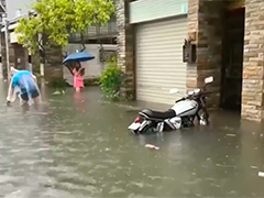 台湾暴雨成灾致3人死亡 多县市一度停工停课