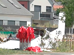 法国东北部一飞机坠毁致11人遇难