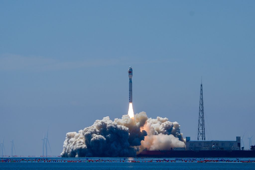 捷龙三号运载火箭发射AI双星顺利入轨