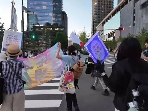 日本民众在大阪集会 反对高市政权危险动向