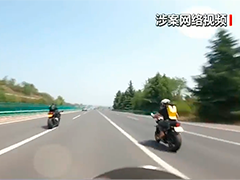 陕西西安 当街"狂飙"赚取流量 伪装境外拍摄 路牌细节暴露实际飙车路段