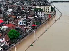 福建诏安 河流水位上涨 古代水利工程助力防洪